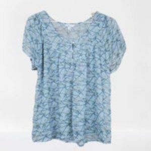 Kirra Bird Print Lightweight Blouse NWOT